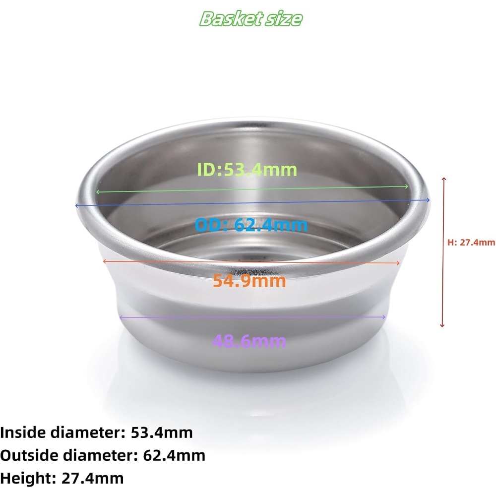 54mm Drukfiltermand Dubbele Wa - Breville Espresso Bes870 recensie en prijs