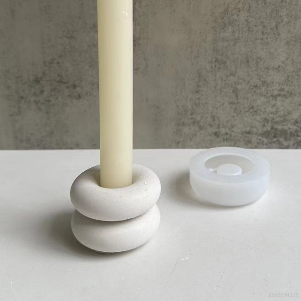 Ronde donut kaarshouder silico - Donut Mold Silicone recensie en prijs
